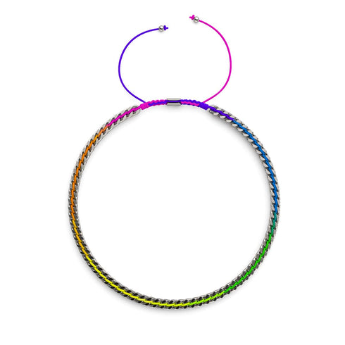 Spectrum x Silber | Gaia Weizenkette | Choker Halskette